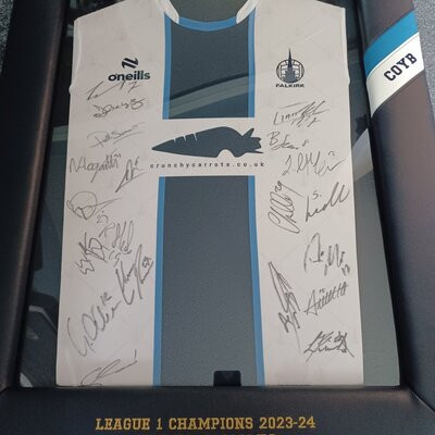 Back to Back Champion Frame - Signed By Squad